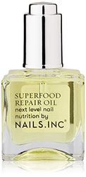 Nails.INC Superfood Repair Oil Treatment, A Blend of Nourishing Oils Hydrate and Promote Nail and Cuticle Health, Cruelty Free, Vegan