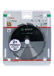 Bosch Accessories Lama Per Sega Circolare Standard For Wood (Legno, 160 x 20 x 1.5 mm, 12 Denti, Accessorio Per Sega Circolare A Batteria)
