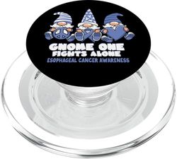 Gnomo per la sensibilizzazione al cancro dell'esofago Una PopSockets PopGrip per MagSafe