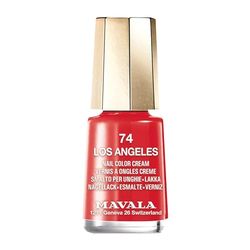 MAVALA - Mini cores Los Angeles 074 5 ml, esmalte de unhas pequeno, cor vermelha, minimiza a vaporação, formulado com ingredientes selecionados, prático para transportar
