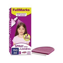 Full Marks Spray Antipiojos con Liendrera - 150 ml