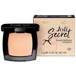 Vivienne Sabo - Mattifying Pressed Powder/Poudre Matifiant Compacte Joli Secret 02 - light rose