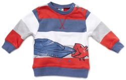 Sanetta baby - jongens sweatshirt, gestreept 123115