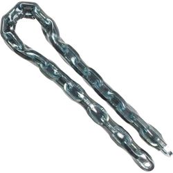 Master Lock Unisex's wytrzymały łańcuch ze stali hartowanej, przezroczysty, 100 cm x 1 cm