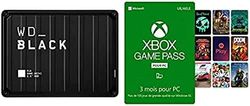 WD_Black P10 Game Drive for Xbox One 4 to + Game Pass for PC 3 Months
