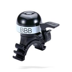 BBB Cycling Bike Bell Fietsbel Mini Stuur Sound Bell voor racefietsen en racefietsen Volwassenen Wit MiniFit BBB-16