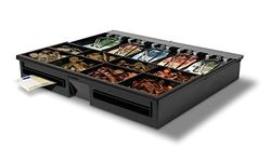 Safescan Modulo interno regolabile 4646T che organizza ordinatamente il denaro all'interno del cassetto, Modulo con 5 scomparti per banconote e 8 per monete, Adatto per il cassetto Safescan HD-4646S