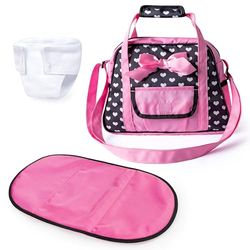 Bayer Design 69060AA poppenluiertas, luiertas voor poppen, zakje, tas, pop accessoires