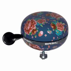 BASIL Big Bell Bloom Timbre de Bicicleta, Mujer, Azul, Talla Única