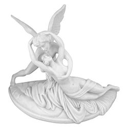 Design Toscano KY731 Cupido e Psiche Statua, Bianco