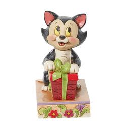 Jim Shore Enesco Disney Traditions 6013065 Figaro Boże Narodzenie osobowość postawa figurka 9,5 cm