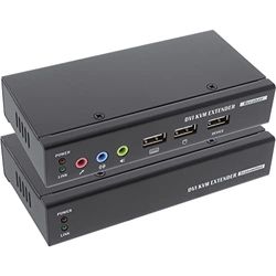 InLine® 61640 DVI USB KVM Extender with Audio Extension Cable to UTP – 50 M