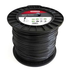 Oregon Nylium Star 3.3mm Strimmer Line, Trimmer Line Tackles Long Grass, Weeds, Edges & Thick Vegetation, Professional Heavy Duty Nylon Strimmer Wire, Fits Most Standard Models, 3.3mm x 200m (106361E)