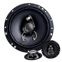 In Phase Car Audio SXT1735 - Altoparlante rotondo da 17 cm, 260 W, a 3 vie, coassiale, montaggio superficiale, 2 altoparlanti