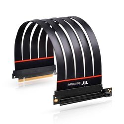 Thermaltake PCI Express Extender 90°/Zwart/PCI-E 4.0 16X/300mm