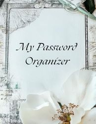 Vintage Floral Password Organizer: Elegant Internet Password Keeper with Alphabetical Tabs – Secure & Stylish Logbook for Women