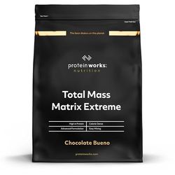 Protein Works - Total Mass Matrix Extreme, Mass Gainer, Up to 54g Protein, High Calorie, 8 Servings, Chocolate Bueno, 2.12kg