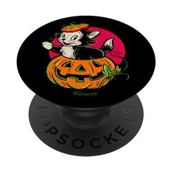 Disney 100 Figaro Jack-o’-Lantern Classic Halloween D100 PopSockets PopGrip Interchangeable