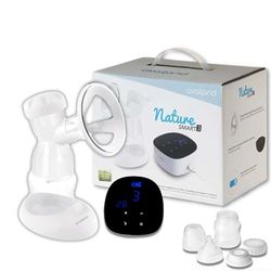 Availand Nature Smart3 Saquetes elétricos com ecrã LED tátil | vários níveis de sucção e modos de massagem, extrator de leite materno, bateria duradoura (1, saquinhos de leite)