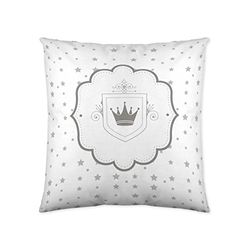 LA Casita de Daniela Elegance Baby Grey 1 Cushion Cover without Filling 40 x 40 cm