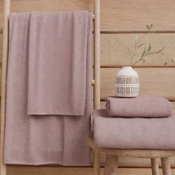 PETTI Artigiani Italiani - Serviettes de Bain 100% éponge de Coton, Ensemble de Serviettes 1+1, 2 pièces 1 Serviette de Visage et 1 Serviette de Main, Serviettes Oignon