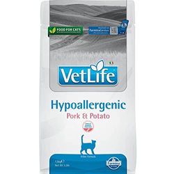 VET LIFE NATURAL DIET CAT HYPOALLERGENIC PORK & POTATO 400 GR