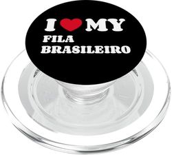 I Love My Fila Brasileiro Perro Fila Brasileno PopSockets PopGrip para MagSafe