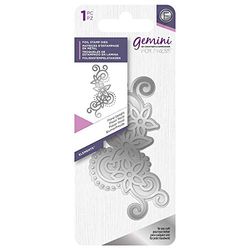 Gemini Foilpress Stamp Die Elements-Floral Delight, Silver
