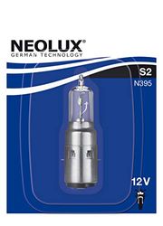 NEOLUX Standard S2, Halogen Motorcycle Headlight, N395-01B, 3200K, 12V, 35 / 35W, Blister (1 Bulb)