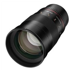 Samyang F112206101 - Alvo fotográfico DSLR para Sony E (distância focal fixa de 135 mm, abertura f/2-22 ED UMC, diâmetro do filtro: 77 mm), preto