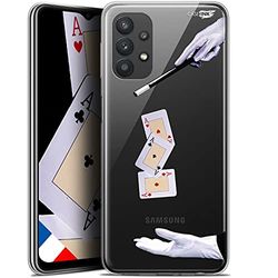 Caseink fodral för Samsung Galaxy A32 5G (6.5) HD gel [tryckt i Frankrike - Samsung A32 5G fodral - mjukt - stötskyddat ] magiska kort