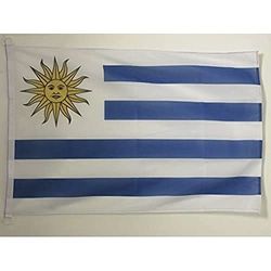 AZ FLAG Bandiera Navale Uruguay 45x30cm - Bandiera Maritima Uruguaiana 30 x 45 cm speciale Nautismo, Padiglione Nautico