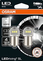 OSRAM LEDriving SL, ≜ R10W, Blanc 6000K, LED Retrofit, Pour un usage hors route uniquement, Double Blister (2 lampes)