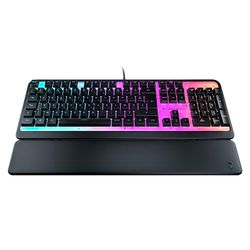 Turtle Beach Magma Membrane RGB Gaming Keyboard avec Touches en Membrane, Anti-Ghosting Avancé, Eclairage RGB Personnalisable, Repose-Paume Détachable - Noir