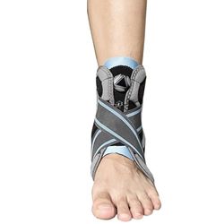 GIMA - Enkelbandage met Q-Fit-sluiting voor een comfortabele pasvorm, comfort en duurzaamheid, maat S, 42050