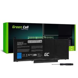 Green Cell 02X39G 0DM3WC 0DWX9J 0MYJ96 0V4940 2X39G DM3WC DWX9J F3YGT MYJ96 V4940 Batería para portátil DELL (7200 mAh, 7,6 V) Color Negro