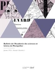 Bulletin de l'Académie des sciences et lettres de Montpellier