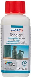 Glorex 6 8079 50 Argilla 100 ml, sigillante monocomponente, chiude i pori e impedisce la penetrazione dell'Acqua, Not Known, White