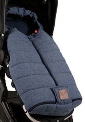 Kaiser 6572872 All Season-kinderwagen-voetenzak "Melly Melange", Navy Melange