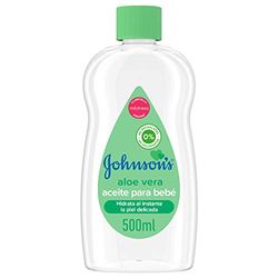 Johnson's Baby Aceite con Aloe Vera para Bebé, 500 ml