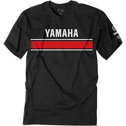 Factory Effex Unisex-Volwassen Yamaha Retro T-Shirt (zwart, Medium)