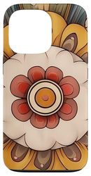 Mongolian Style Floral Mandala Case for iPhone 13 Pro