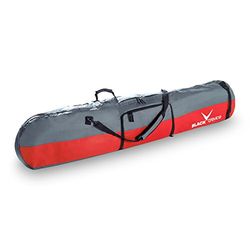 Black Crevice Snowboardtas, snowboardtas met vak voor snowboardschoenen, robuuste snowboardtas met gevoerde schouderriem en handgreep, volume: 35 l, afmetingen: 170 x 26 x 8 cm