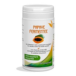 Papaye Fermentée Comprimés - Phytosud - Système Immunitaire et Stress Oxydatif - Complément Alimentaire Naturel et Vegan - 90 Comprimés - Fabrication Française
