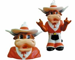 NCAA Texas Longhorns 2-teiliges Keramik-Maskottchen-Büste & Figur Ornament Set