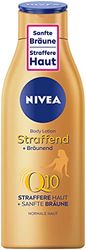 NIVEA - Lozione per il corpo tonificante + abbronzante Q10 (200 ml), trattamento per un'abbronzatura delicata con fresco profumo estivo, prodotto anti-età con Q10