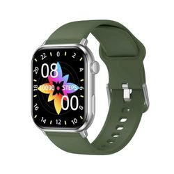 SW043F Smarty2.0 Smartwatch, armband van siliconen, programmeerbare hartslagtest, chrono, zaklampeffect, oproep