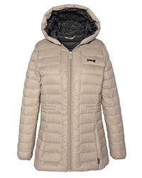 Schott NYC BAKER2WRS långärmad jacka dam garnie fjäder Schott, beige, XL vuxen