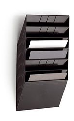 Durable 1709785060 Folderhouder Flexiboxx 6 A4 liggend formaat, 1 set, 6 compartimenten, zwart