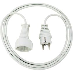 Brennenstuhl Cabo extensão de corrente de 3 m (extensão elétrica para interiores) branco